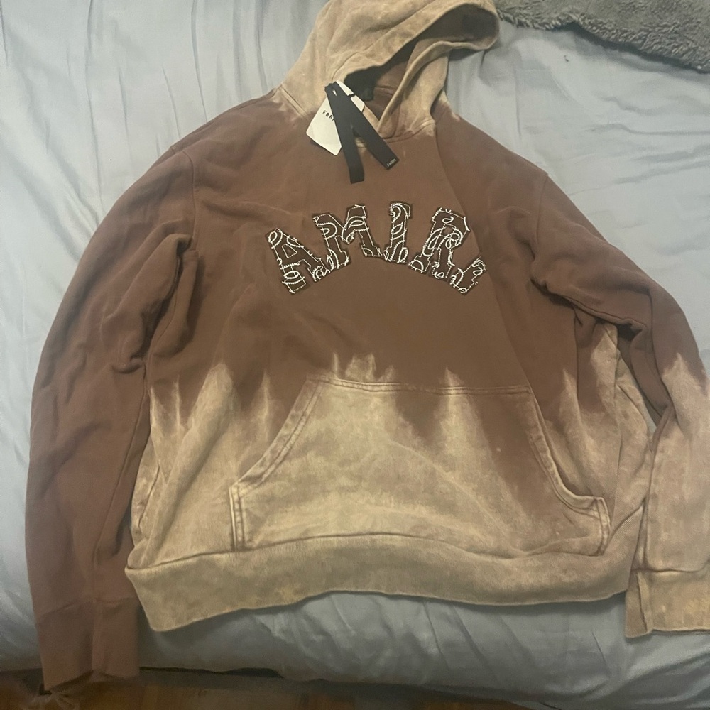 AMIRI Brown and Cream Men's Sweater
